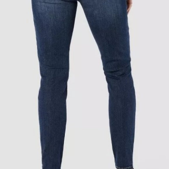 Levi's Denizen Women's Size 18 W34 High Rise Ankle Skinny Jeans Dark Sculpting - Picture 4 of 7